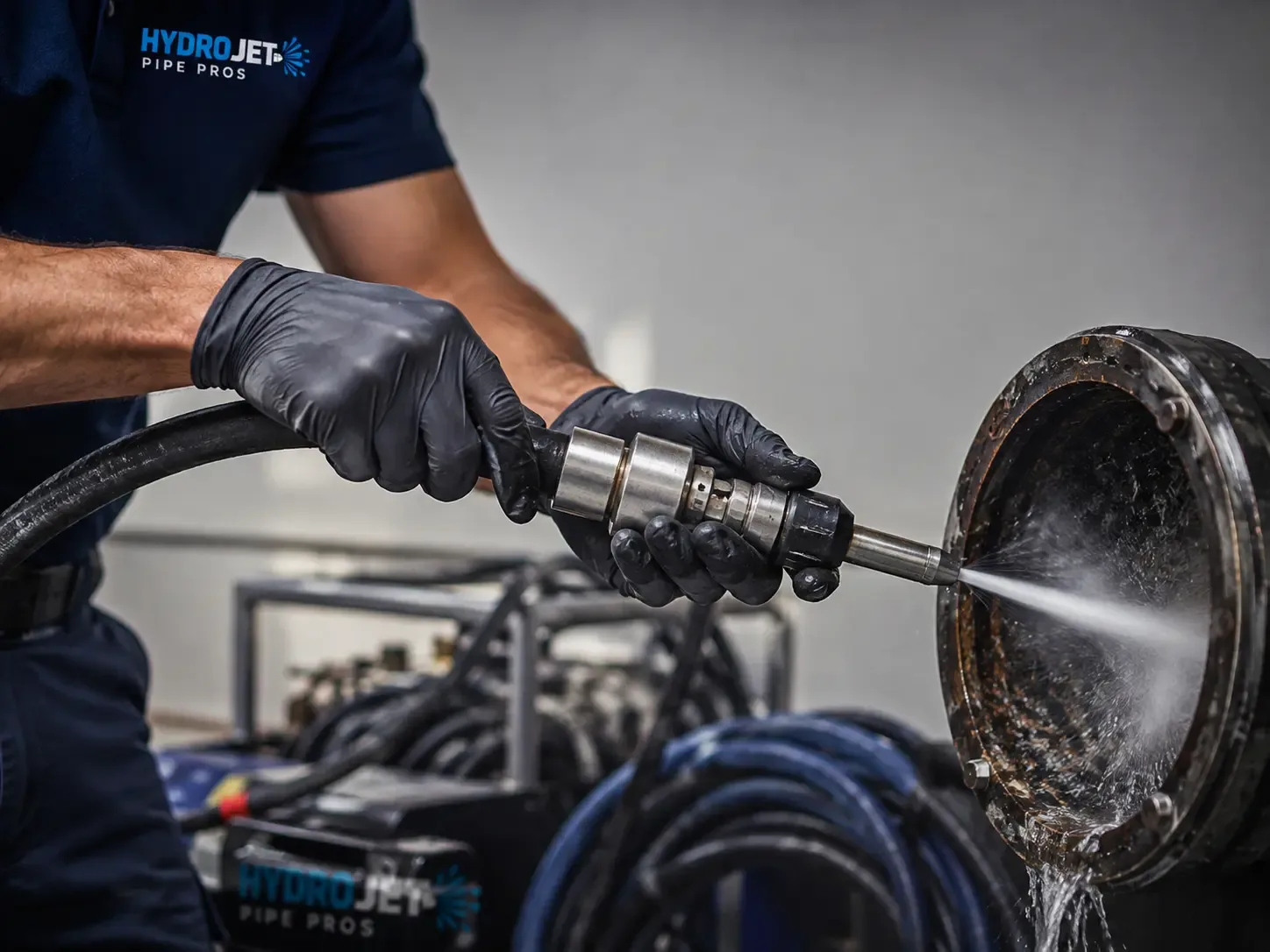 Hydro Jet Pipe Descaling in Transfer, PA